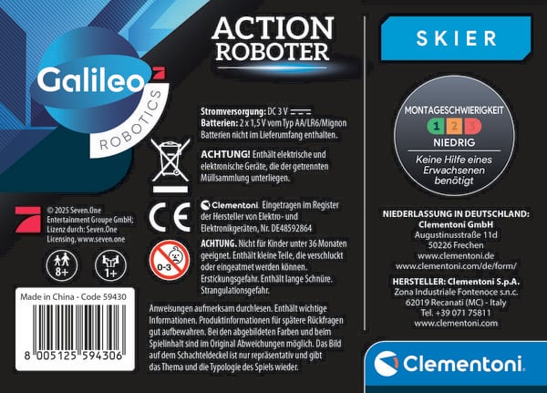 Produktbild: Galileo Action Roboter - Skier