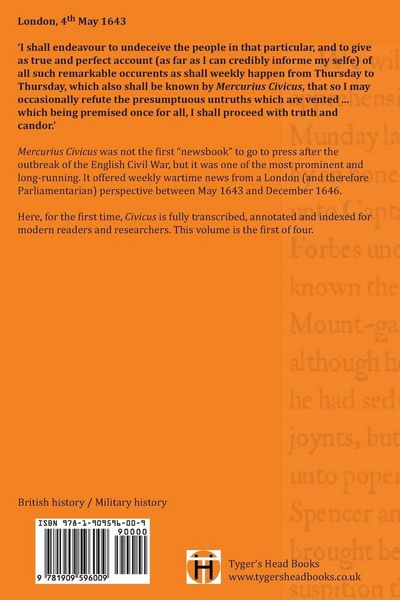 Produktbild: Mercurius Civicus, London's Intelligencer - Volume I