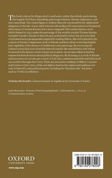 Produktbild: Poetry and Allegiance in the English Civil Wars