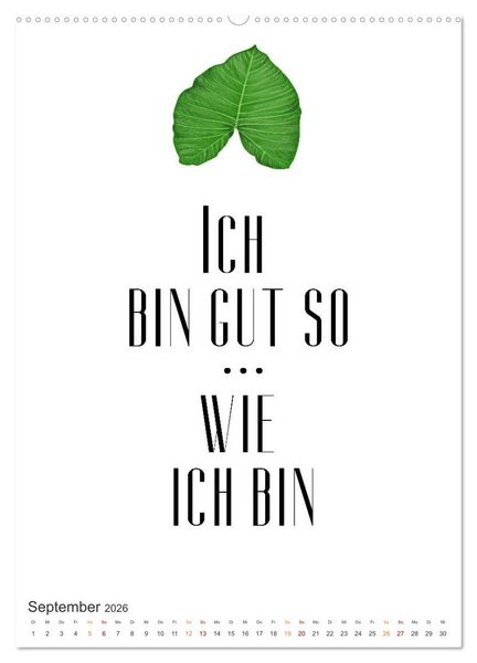 Produktbild: Motivation (hochwertiger Premium Wandkalender 2026 DIN A2 hoch), Kunstdruck in Hochglanz