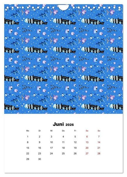 Produktbild: MUSTERMACKE (Wandkalender 2026 DIN A4 hoch), CALVENDO Monatskalender