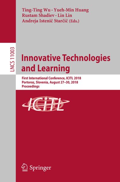 Produktbild: Innovative Technologies and Learning