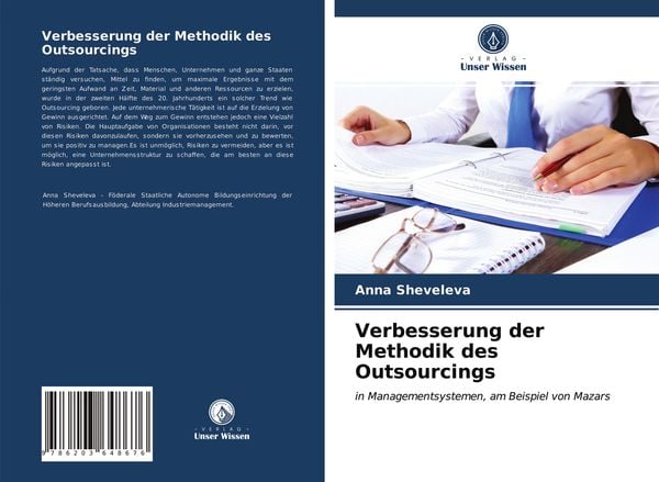Produktbild: Verbesserung der Methodik des Outsourcings