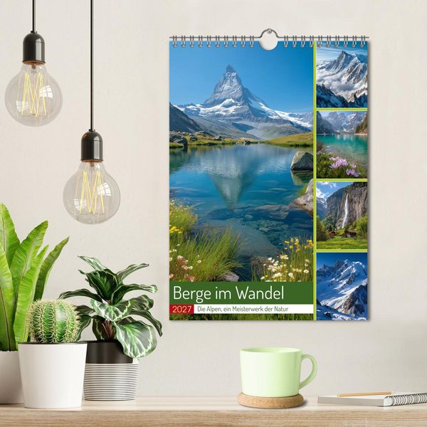 Produktbild: Berge im Wandel (Wandkalender 2027 DIN A4 hoch), CALVENDO Monatskalender