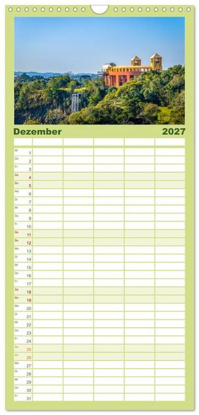 Produktbild: Familienplaner 2027 - Brasilien - Das einzigartige Land in S&uuml;damerika. mit 5 Spalten (Wandkalender, 21 x 45 cm) CALVENDO