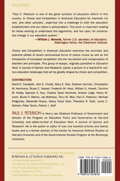 Produktbild: Choice and Competition in American Education