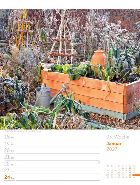 Produktbild: Gartengl&uuml;ck Wochenplaner Kalender 2027