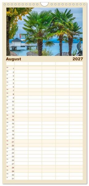 Produktbild: Familienplaner 2027 - Immenstaad am sch&ouml;nen Bodensee mit 5 Spalten (Wandkalender, 21 x 45 cm) CALVENDO