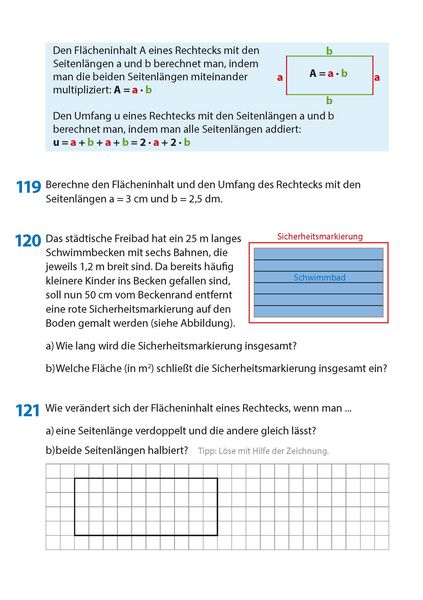 Produktbild: Rechnen und Textaufgaben - Gymnasium 5. Klasse, A5-Heft