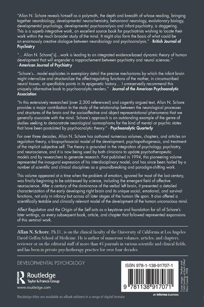 Produktbild: Affect Regulation and the Origin of the Self