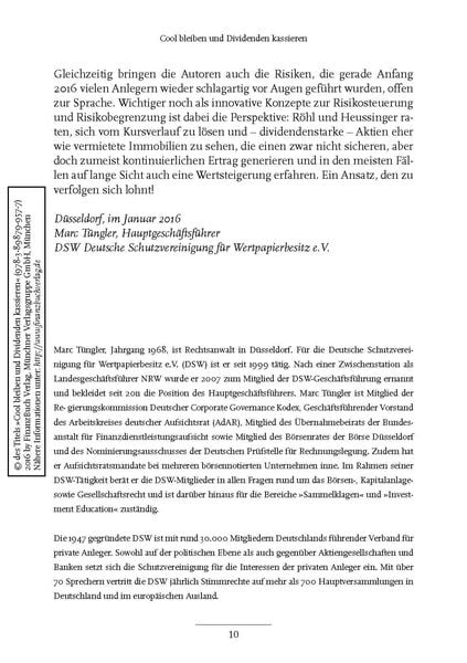 Produktbild: Cool bleiben und Dividenden kassieren