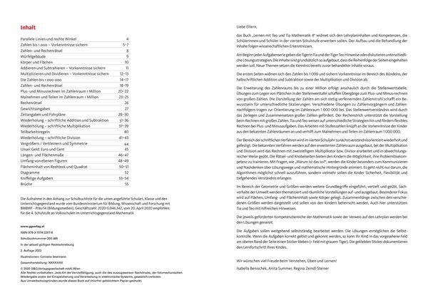 Produktbild: Lernen mit Teo und Tia Mathematik &ndash; 4. Klasse Volksschule