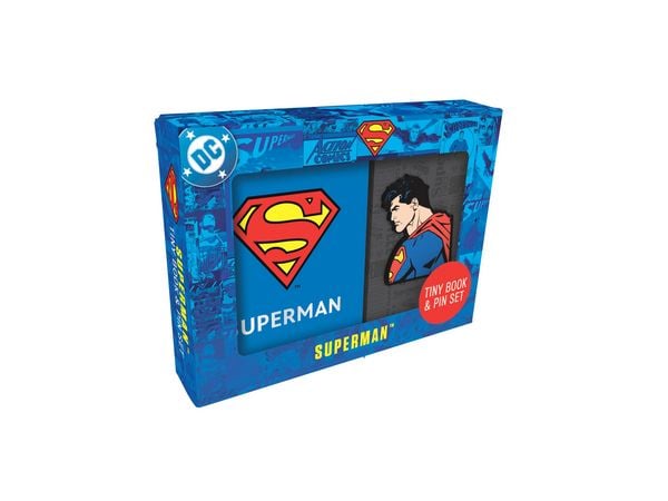 Produktbild: DC Comics: Superman Tiny Book and Pin Set