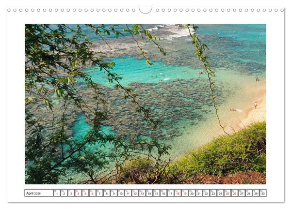 Produktbild: Hawaii - Sehnsuchtsinseln Oahu und Maui (Wandkalender 2026 DIN A3 quer), CALVENDO Monatskalender
