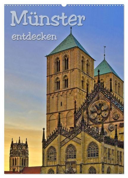 Münster entdecken (Wandkalender 2026 DIN A2 hoch), CALVENDO Monatskalender