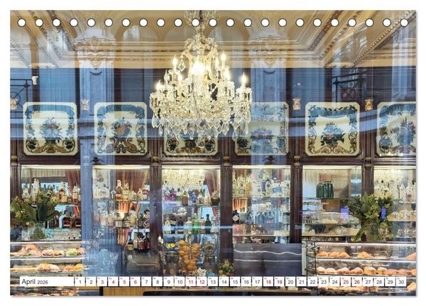 Produktbild: Turin - Zwischen Kaffeeh&auml;usern und K&ouml;nigsschl&ouml;ssern (Tischkalender 2026 DIN A5 quer), CALVENDO Monatskalender