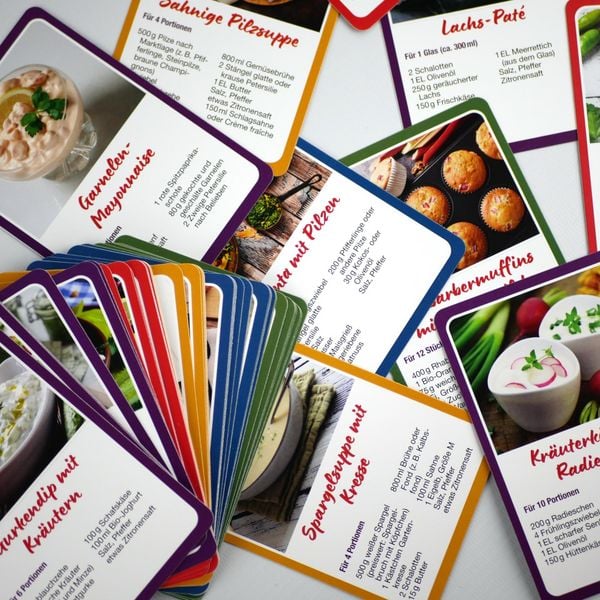 Produktbild: Genial gemixt &ndash; 55 Rezeptkarten f&uuml;r den Thermomix&reg;