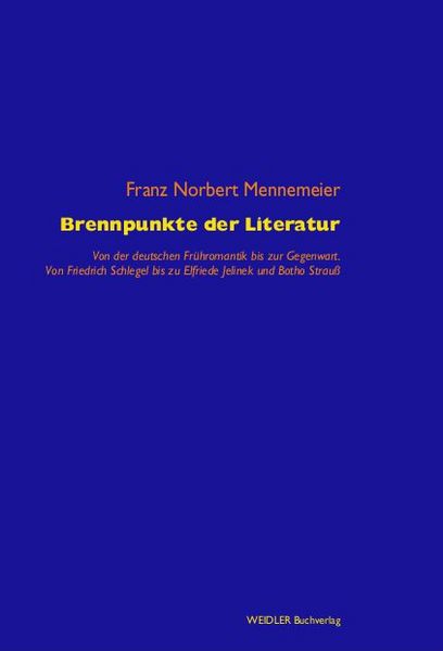 Produktbild: Brennpunkte der Literatur