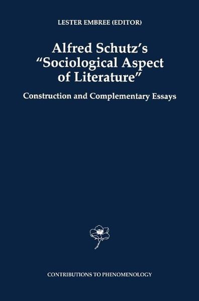 Produktbild: Alfred Schutz's Sociological Aspect of Literature