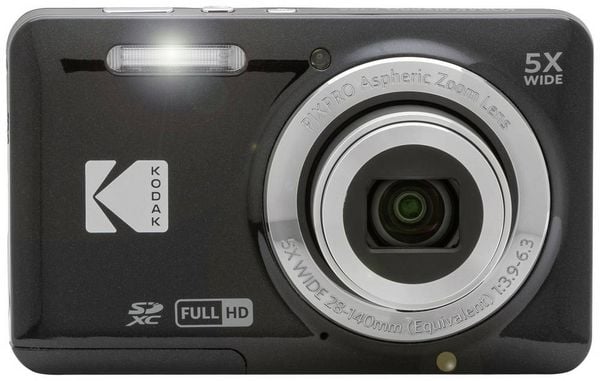 Produktbild: Kodak Pixpro FZ55 Friendly Zoom Digitalkamera 16 Megapixel Opt. Zoom: 5 x Schwarz Full HD Video, HDR-Video, Integrierter Akku