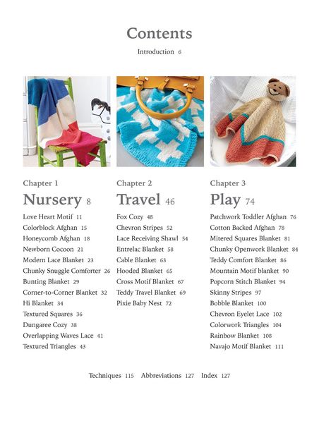 Produktbild: Knitted Baby Blankets: 35 patterns to make