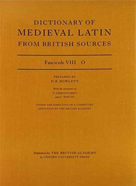 Produktbild: Dictionary of Medieval Latin from British Sources