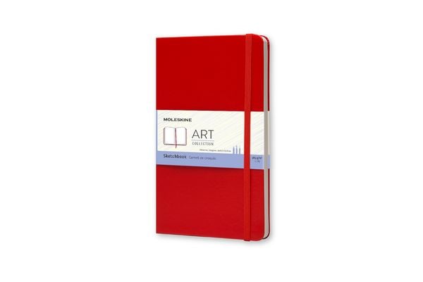 Produktbild: Moleskine Skizzenbuch, L/A5, 165g-Papier, Hard Cover, Rot