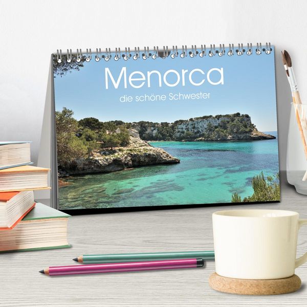 Produktbild: Menorca, die sch&ouml;ne Schwester (Tischkalender 2026 DIN A5 quer), CALVENDO Monatskalender