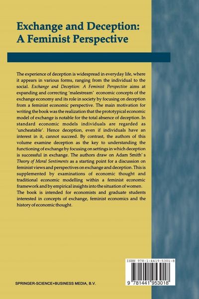 Produktbild: Exchange and Deception: A Feminist Perspective