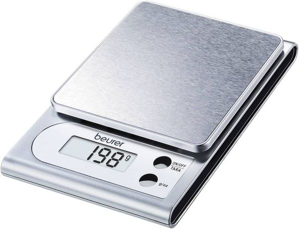 Beurer KS22 Küchenwaage digital Wägebereich (max.)=3 kg Silber 170 x 115 x 27