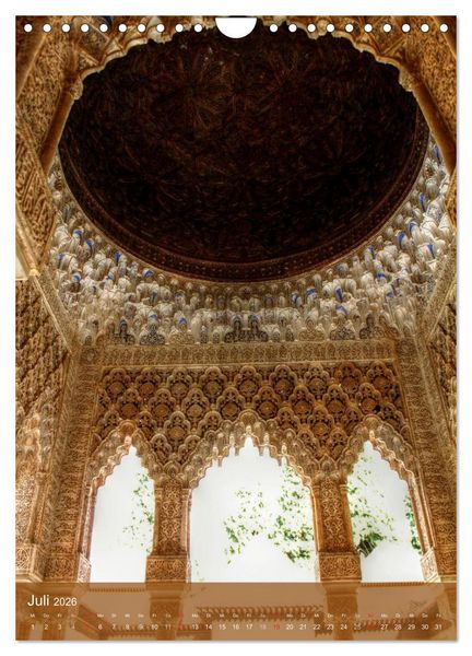 Produktbild: Die Alhambra (Wandkalender 2026 DIN A4 hoch), CALVENDO Monatskalender