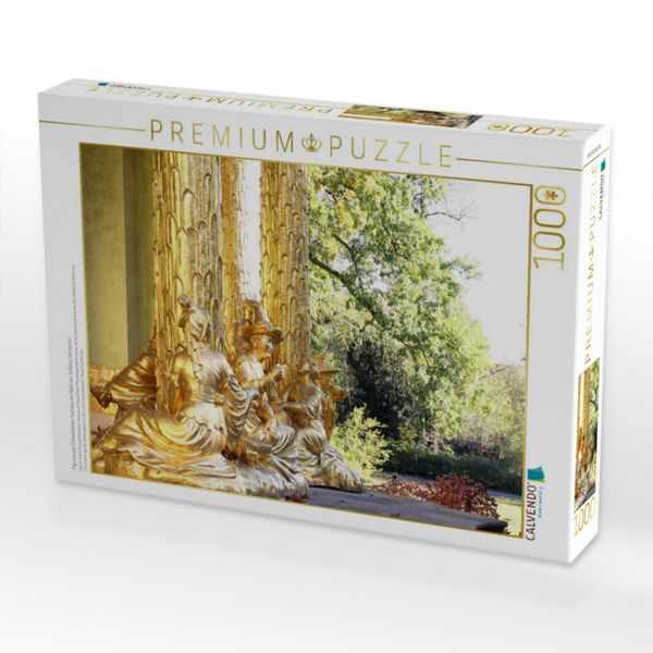 Produktbild: CALVENDO Puzzle Figuren am Chinesischen Teehaus im Park von Schloss Sanssouci | 1000 Teile Lege-Gr&ouml;&szlig;e 64x48cm Foto-Puzzle f&uuml;r gl&uuml;ckliche Stunden