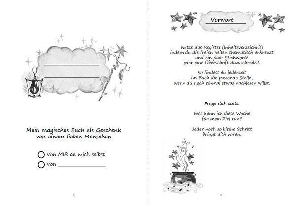 Produktbild: Meine Gedanken zum Tag, W&uuml;nsche ans Universum und Visualisieren meiner Zukunft und Ziele