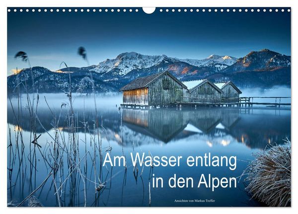 Produktbild: Am Wasser entlang in den Alpen (Wandkalender 2026 DIN A3 quer), CALVENDO Monatskalender