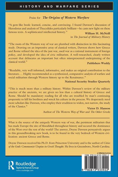 Produktbild: The Origins Of Western Warfare