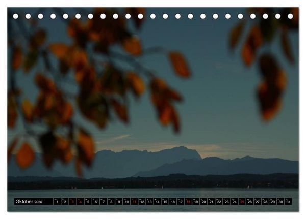 Produktbild: DIE ALPEN - Weitblicke (Tischkalender 2026 DIN A5 quer), CALVENDO Monatskalender