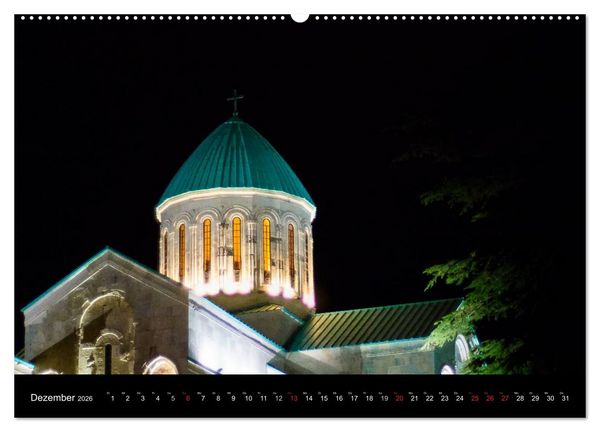 Produktbild: Impressionen aus Georgien (Wandkalender 2026 DIN A2 quer), CALVENDO Monatskalender