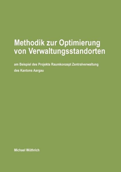 Produktbild: Methodik zur Optimierung von Verwaltungsstandorten