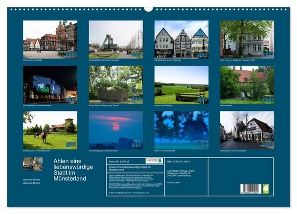 Produktbild: Ahlen eine liebensw&uuml;rdige Stadt im M&uuml;nsterland (Wandkalender 2026 DIN A2 quer), CALVENDO Monatskalender