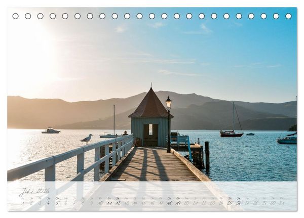 Produktbild: Neuseeland von Nord bis S&uuml;d (Tischkalender 2026 DIN A5 quer), CALVENDO Monatskalender