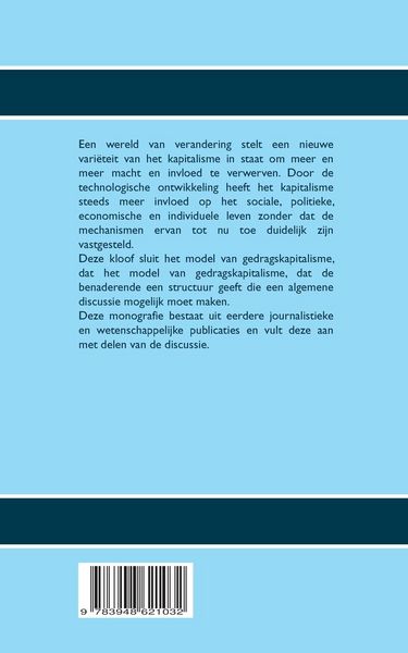 Produktbild: De eerste stichtingen van het gedragskapitalisme