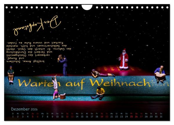 Produktbild: Yoga - Kleine Figur, gro&szlig;e Wirkung (Wandkalender 2026 DIN A4 quer), CALVENDO Monatskalender