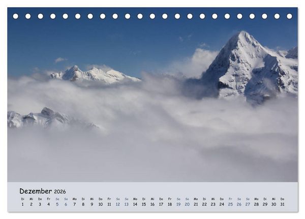 Produktbild: Gipfel Blicke (Tischkalender 2026 DIN A5 quer), CALVENDO Monatskalender