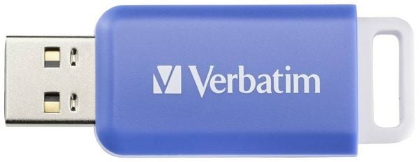 Produktbild: Verbatim V DataBar USB 2.0 Drive USB-Stick 64GB Blau 49455 USB-A (USB 2.0)