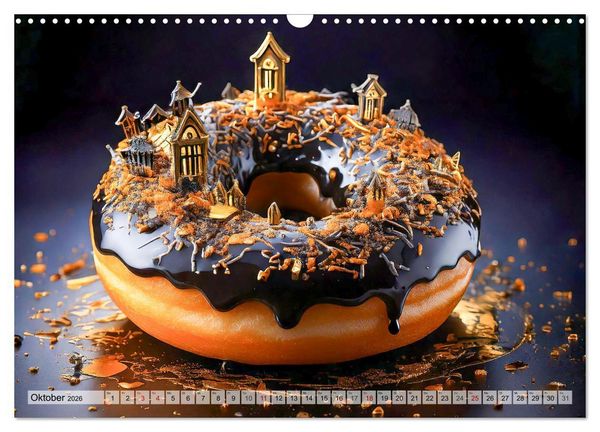 Produktbild: Donuts - Eine Reise durch die Jahreszeiten (Wandkalender 2026 DIN A3 quer), CALVENDO Monatskalender