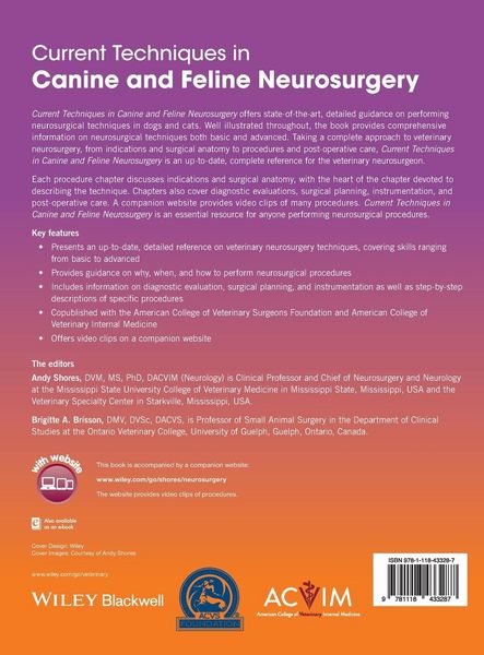 Produktbild: Current Techniques in Canine and Feline Neurosurgery