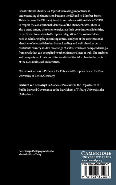 Produktbild: Constitutional Identity in a Europe of Multilevel Constitutionalism
