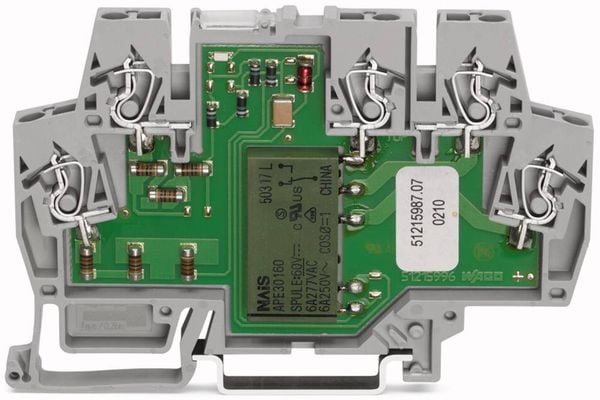 WAGO 859-368 Relaisklemme Nennspannung: 230 V/AC Schaltstrom (max.): 5A 1 Wechsler 1St.