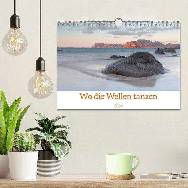 Produktbild: Wo die Wellen tanzen (Wandkalender 2026 DIN A4 quer), CALVENDO Monatskalender
