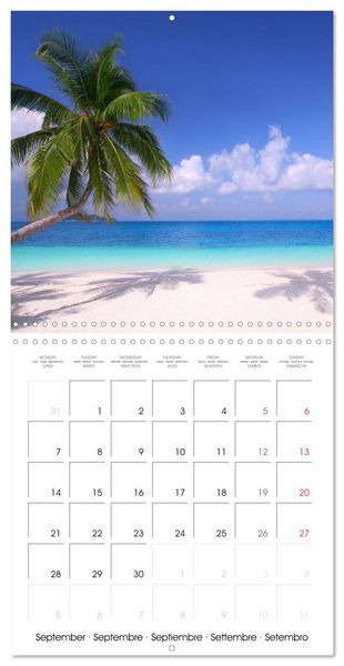Produktbild: Maldives - Sun, water and beach (Wall Calendar 2026 12 &times; 12 Inch) CALVENDO 12 Month Wall Calendar